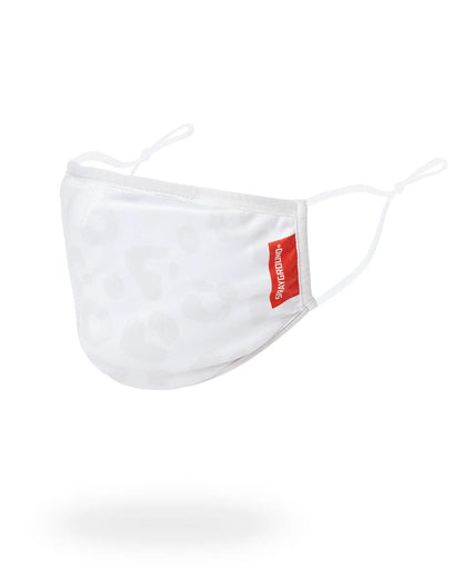 Sprayground SNOW LEOPARD POLYESTER FACE MASK