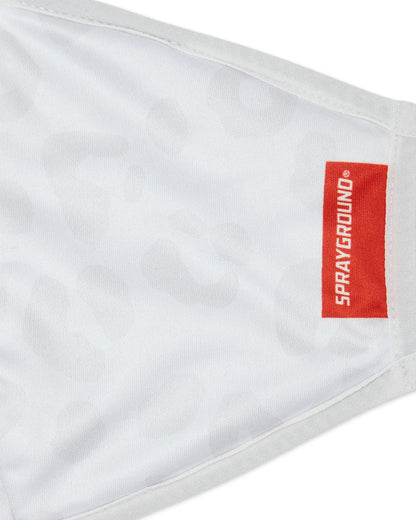 Sprayground SNOW LEOPARD POLYESTER FACE MASK