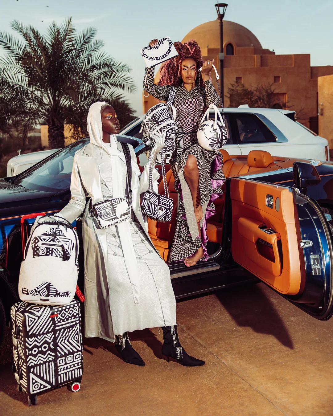 Sprayground A.I.8 AFRICAN INTELLIGENCE - ORIGIN STORY SHARK HANDBAG
