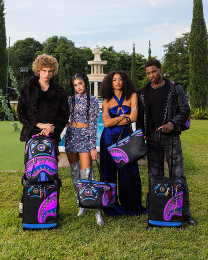 Sprayground A.I. BROOKLYN & BEYOND - SANDFLOWER COLLAB IMPERIAL CARRY-ON LUGGAGE