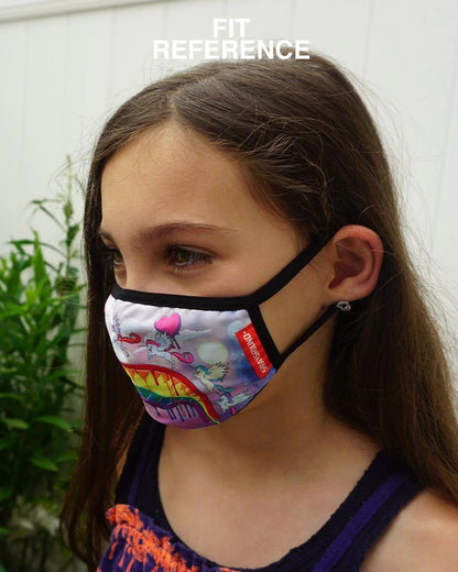 Sprayground KIDS FORM FITTING MASK: ASTRO BUBBLE