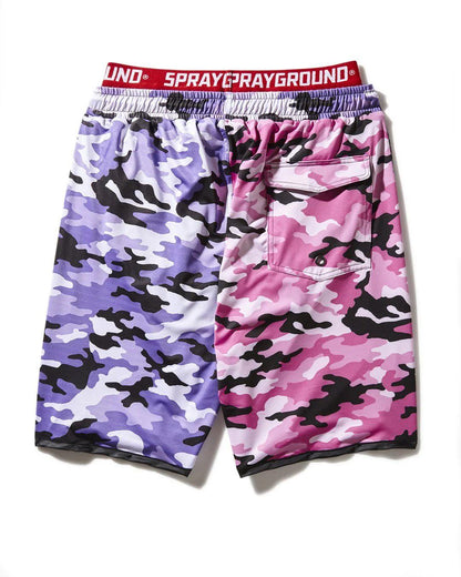 Sprayground SPLIT CAMO CORTO SWIM TRUNKS