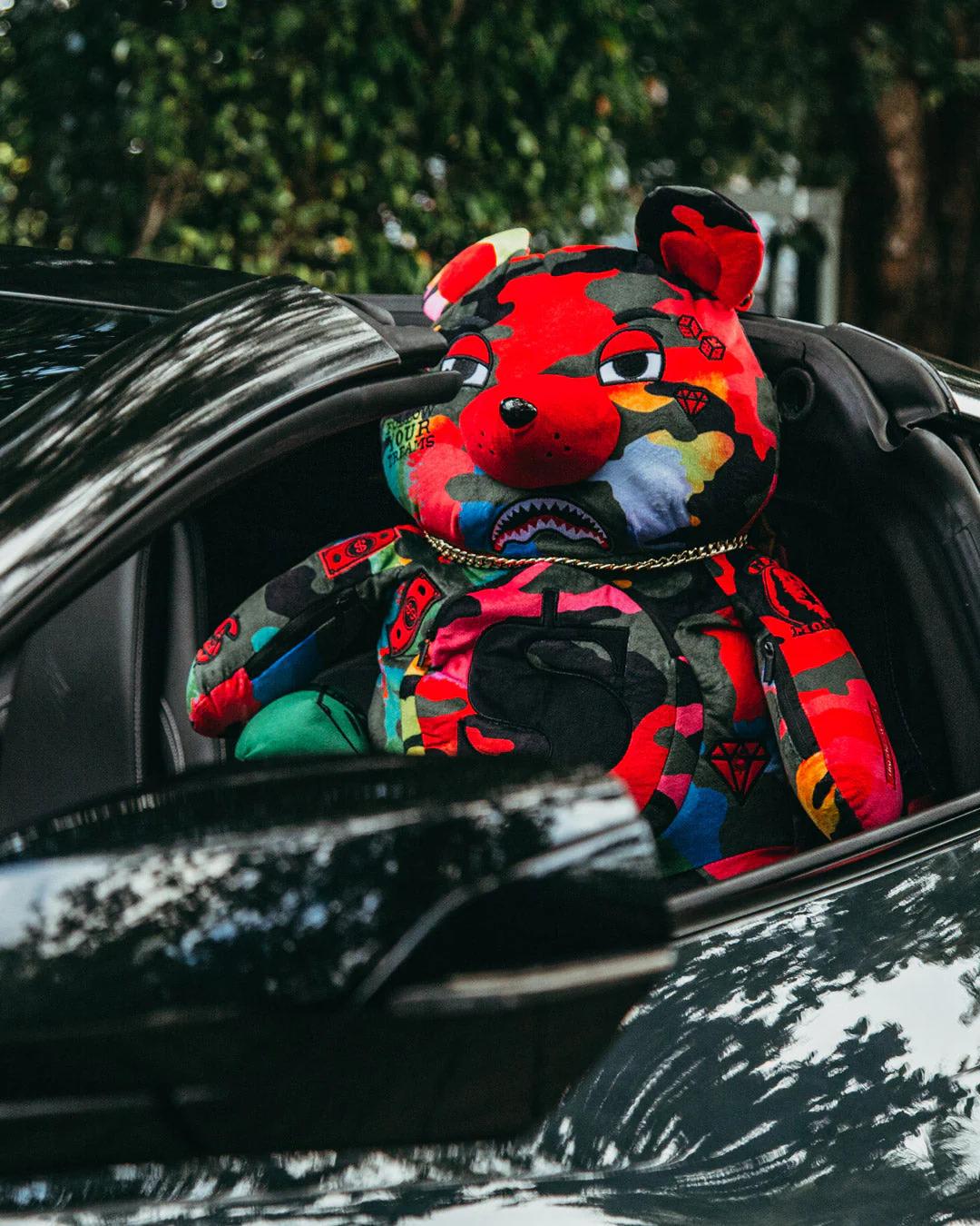 Sprayground CAMOBURST MONEYBEAR TEDDYBEAR BACKPACK