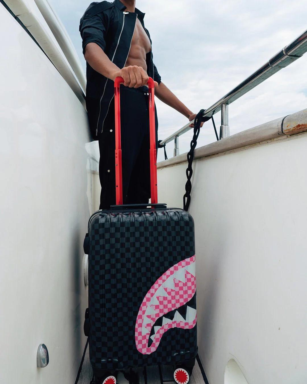 Sprayground SHARKS IN CANDY CARRY-ON LUGGAGE