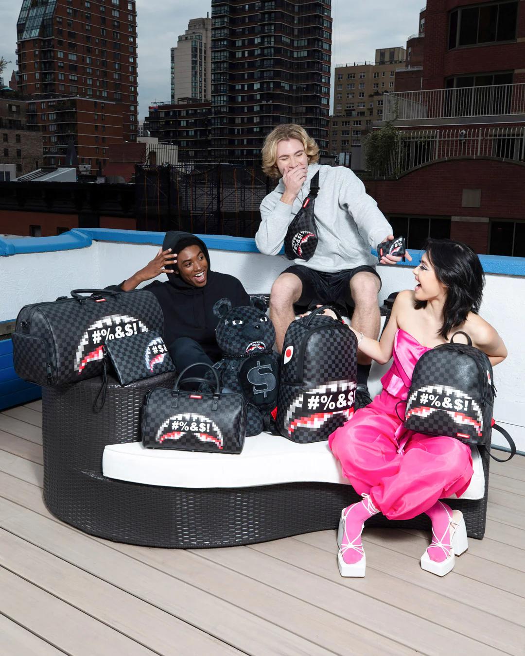 Sprayground WHAT THE BEEP' SHARK MINI DUFFLE
