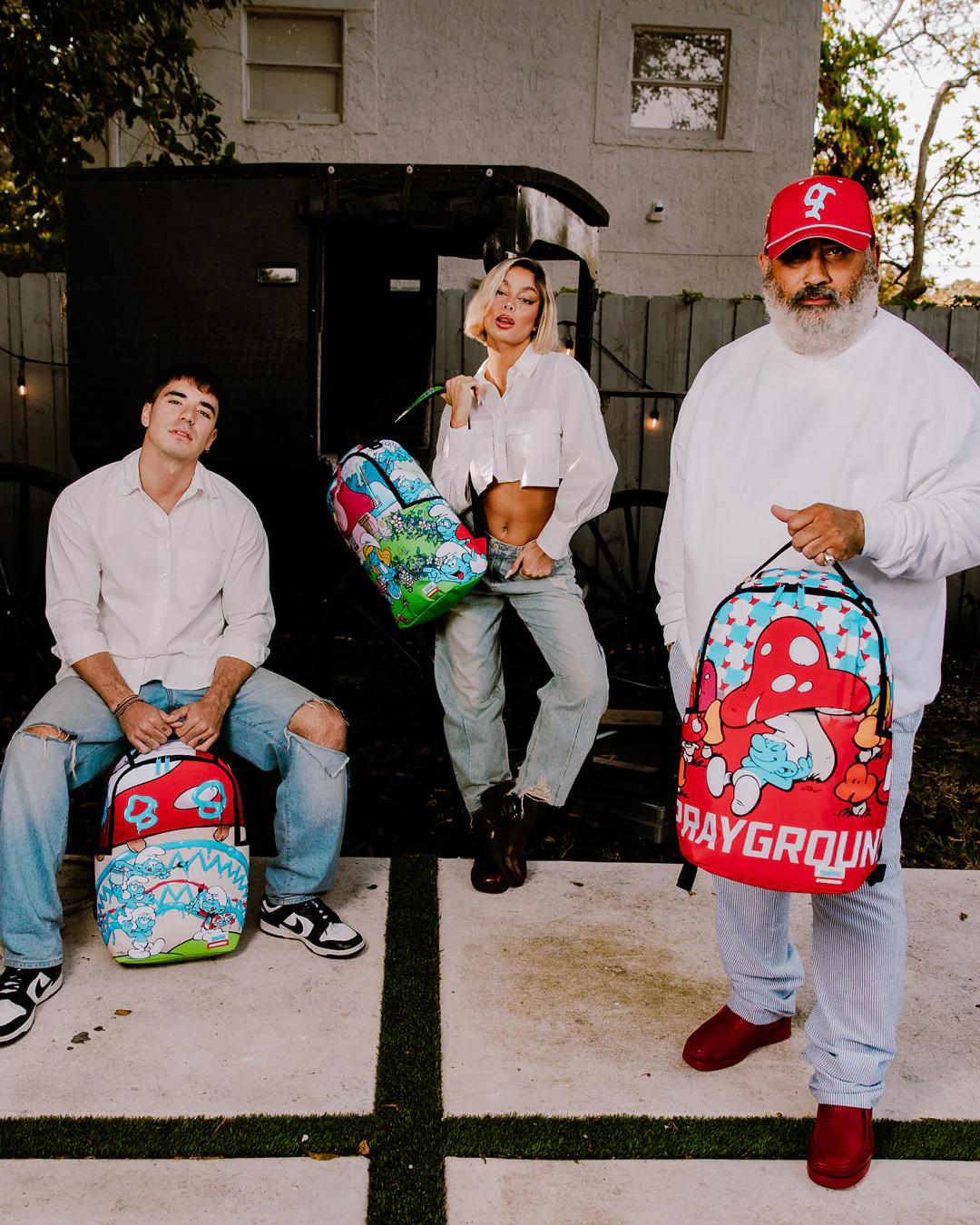 Sprayground SMURFS IN THE GARDEN BACKPACK