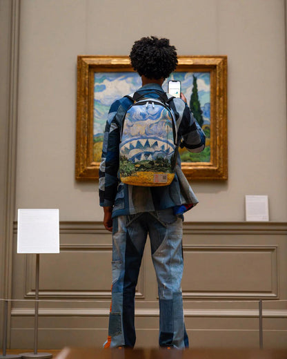 Sprayground THE MET VAN GOGH WHEAT FIELD WITH CYPRESSES BACKPACK